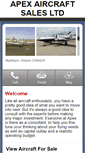 Mobile Screenshot of m.apexaircraft.com